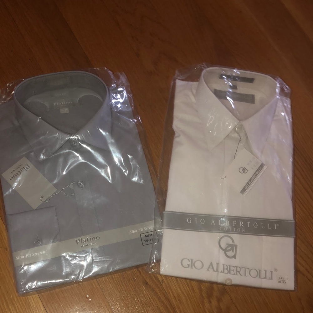2 piece Men’s Dress Shirt Bundle - NWT
